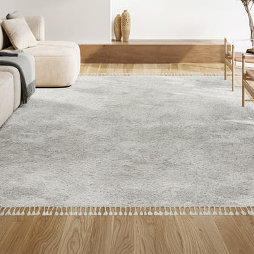 Mercer Shag Plush Tassel Area Rug